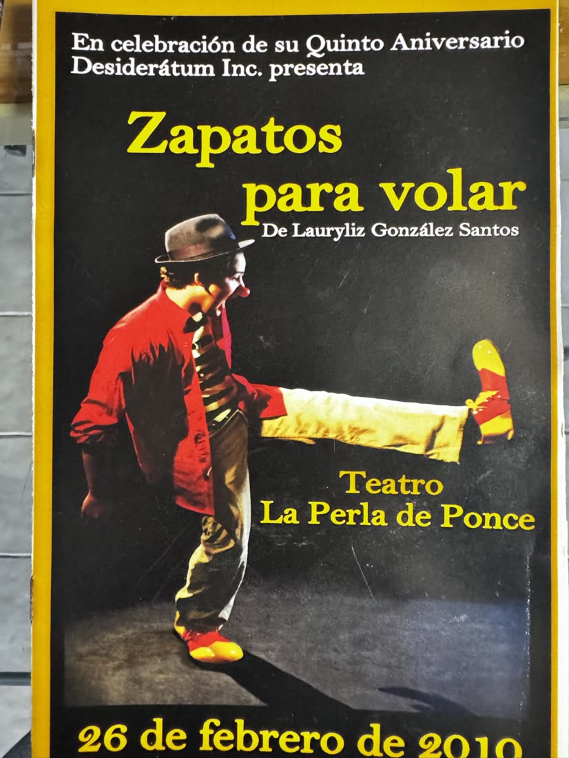 Afiche de Zapatos para volar
